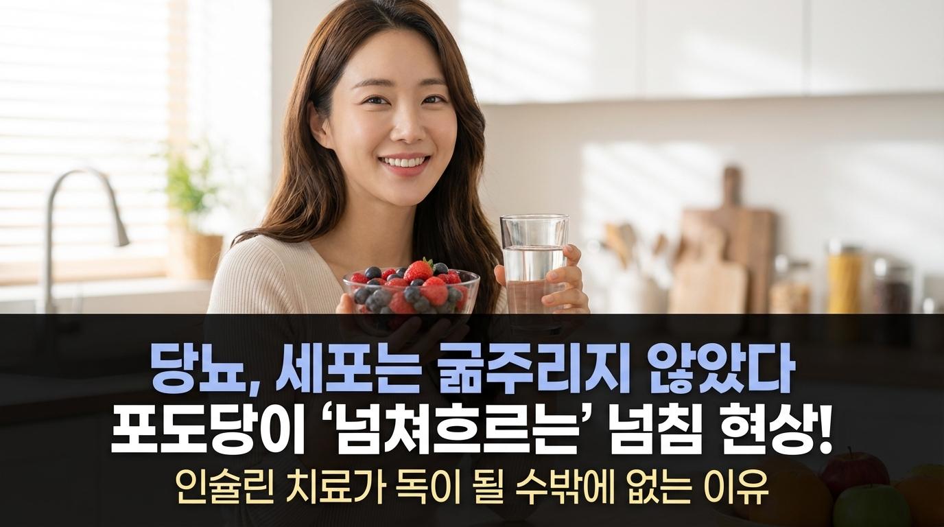 당뇨 상식 파괴: 세포는 굶주린 게 아니라 '과식' 중이다!