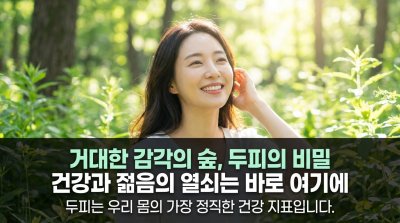 두피, 단순한 피부가 아니다? 뇌를 지키는 ‘감각 안테나’의 놀라운 비밀