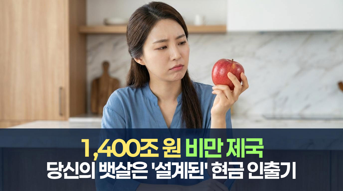 1,400조 원 비만 제국: 당신의 뱃살은 '설계된' 현금 인출기