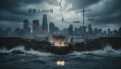 코스피 5,000의 꿈, 1,400원 환율이 깨운 판도라의 상자