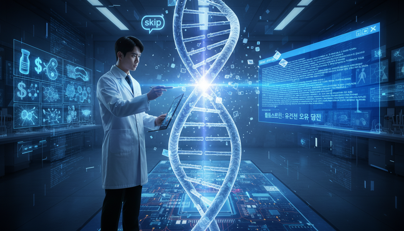 재부팅 없는 유전자 실험: 인류의 소스 코드에 새겨진 지울 수 없는 낙서